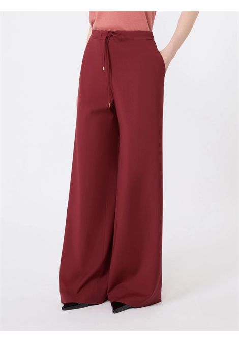 Max Mara Studio Blazer Monopetto Linz in Cady Rubino Donna Max Mara Studio | Pantaloni | 2626136031600011